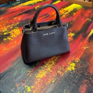 Anne Klein Elegant Brown Satchel